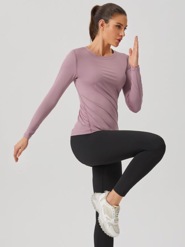 Women's 3 Pack Dry Fit Athletic Compression Base Layer Long Sleeve