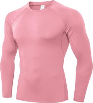 SPVISE 1 or 3 Pack Men's Compression Shirts Long Sleeve Workout Gym T-Shirt Running Top Cool Dry Sports Baselayer Undershirts