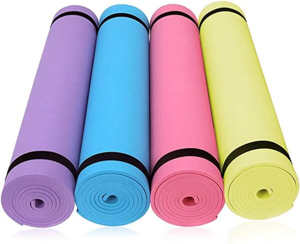 GREFER Yoga Mat Kit for Men & Women Non Slip Excercise Mat for Yoga,Pilates, Stretching, Floor & Fitness Workouts Yoga Gear and Accessories for Beginners Includes Carrying Strap