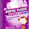61zF9KRDgTL._AC_SL1500_.jpg Dental Plaque Disclosing Tablets for Kids & Adults - Showing Plaque by Changing Color - Helps Teach Brushing Habits for Clean Teeth - 36 Count