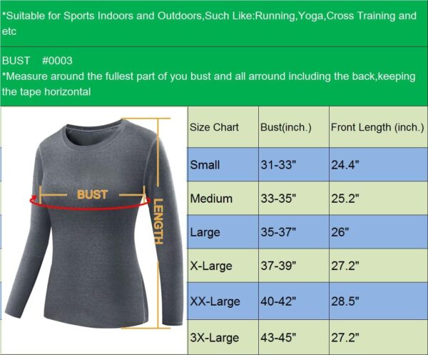 NELEUS Women's 3 Pack Athletic Compression Long Sleeve T Shirt Dry Fit