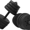 Adjustable Dumbbell Weight Set 4 in 1 Set with Anti-slip Grip Professional Exercise & Fitness Equipment Dumbbells Set for Strength Training Home Gym Workouts