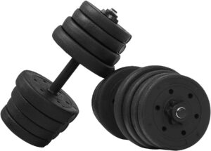 Adjustable Dumbbell Weight Set 4 in 1 Set with Anti-slip Grip Professional Exercise & Fitness Equipment Dumbbells Set for Strength Training Home Gym Workouts