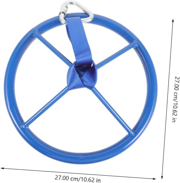 KICHOUSE Outdoor Fitness Equipment Arm Strength Training Hanging Ring Disc for Color Ideal for Gym and Play Activities