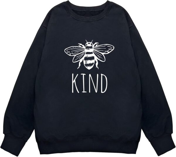 YITAN Women Graphic Drop Shoulder Sweatshirts Loose kind Sweaters