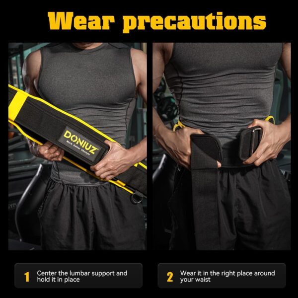 Weight Lifting Belt 2-in-1 Weightlifting & Dip Belt Self-locking Weight Belt With Iron Chain Multi-Functional Lifting Belt, Squat Belt, For Weight Training