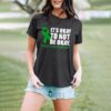 MAIHUN Womens Green Ribbon Awareness Shirts Mental Health Matters Tshirt Inspirational Tee Top