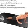 71AmHHZ7YL._AC_SL1500_.jpg Large Exercise Mat,Exercise Equipment Mat,Treadmill Mat, Exercise Bike Mat, Workout Mats for Home Gym Mats Gym Flooring Rubber Workout Mat Fitness Mat Large Yoga Mat Cardio Mat for Weightlifting, Jump Rope, Non-slipping