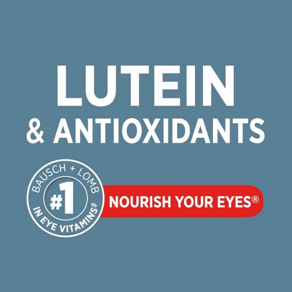Bausch + Lomb Ocuvite Eye Vitamin and Mineral Supplement with Lutein,120 Count - Pack of 2