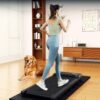 Treadmill Walking Pad Mat for Carpet Floors 71x32,1/4“Thick Treadmill Mat for Hardwood Floors,Mat for Under Treadmill/Exercise Bike on Carpet,Foldable Exercise Equipment Mat,Noise Shock Absorption