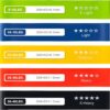 Resistance Bands for Working Out, Exercise Bands with 5 Resistance Levels Fit for Home Fitness, Strength Training, Natural Latex Resistance Band Include Instruction Guide and Carry Bag.…