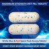 Weight Management Dietary Supplement 120 White Blue Red Speck Tablets Manufactured in the USA Highest Professional Quality