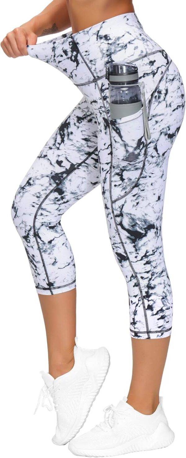 THE GYM PEOPLE Womens' Yoga Pants High Waist with Pocket Tummy Control