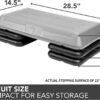 71nJHWgtoS._AC_SL1500_.jpg The Step Circuit Size Aerobic Platform, Circuit Size Steppers for Exercise with Risers for Adjustable Home Workout, Stair Stepper for Exercise and Home Gym
