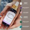 Birthing Crystal Aura Spray - Sage, Jasmine & Vanilla Essential Oil Blend - Quartz and Amethyst Gemstones - Astra Aromatherapy Mist for Stress Relief, Deep Pillow and Lavender Sleep Spray