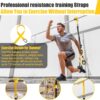 Home Resistance Training Kit, Resistance Trainer Exercise Straps with Handles, Door Anchor and Carrying Bag for Home Gym, Bodyweight Resistance Workout Straps for Indoor & Outdoor