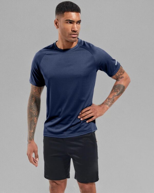 Boyzn 1 or 3 Pack Men's Workout Running Shirts, Dry Fit Moisture Wicking T-Shirts, Sports Gym Athletic Short Sleeve Shirts
