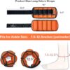 Sportneer Adjustable Ankle Weights 1 Pair 2 4 6 8 10 Lbs Leg Weight Straps for Women Men, Weighted Ankle Weights Set for Gym,Fitness, Workout,Walking, Jogging,1-5 lbs Each Ankle, 1 Pair 2-10 lbs