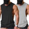 COOFANDY Men Workout Tank Top Gym Bodybuilding Sleeveless Muscle T Shirts Cut Off Shirts