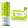 Flova Lemon Lime Energy Drink, All Natural, Electrolytes and Minerals from Coconut Water, 4 Simple Easy to Pronounce Ingredients, 99% Juice, Pack of 12 Cans