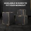 3 in 1 Non-Slip Wooden Plyo Box Plyometric Box Jumping Exercise, Multiple Sizes