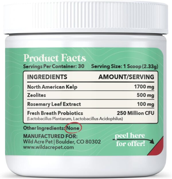 71-7Iu2-gIL._AC_SL1500_.jpg Dental Powder for Dogs - Dog Breath Freshener Dental Powder for Teeth Cleaning Plaque Off, Dental Care for Dogs, Tartar Remover for Teeth - Fresh Breath Probiotics