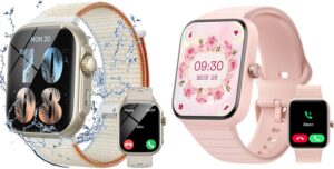 Parsonver Smart Watch((Answer/Make Calls), PSSW4SL Bundle with PSB10G
