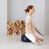 Meditation Cushion | WHEEL Zafu Meditation Cushion with Removable Washable Cover | Certified Organic Cotton Meditation Cushions | Buckwheat Hulls Cushion Meditation Pillow
