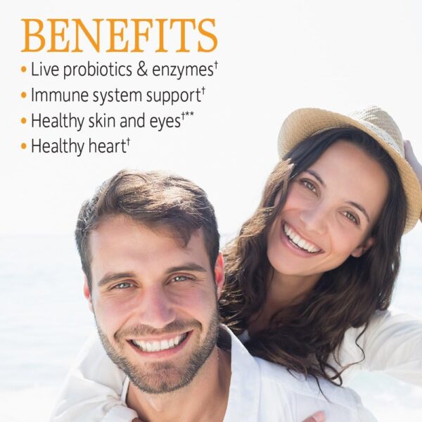 71-AqpEZSOL._AC_SL1000_.jpg Garden of Life Raw Vitamin Code Vitamin C, 120 Vegan Capsules, 500mg Whole Food Vitamin C Supplements with Bioflavonoids, Fruits & Veggies, Probiotics, Gluten Free for Adults