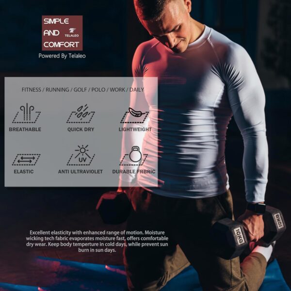 5 or 4 Pack Compression Shirts for Men Long Sleeve Athletic Cold Weather Base Layer Undershirt Gear T Shirt for Workout