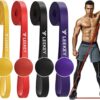 LEEKEY Resistance Bands, Exercise Bands Pull Up Assist Bands - Workout Bands Set - Mobility Band Powerlifting Bands for Men and Women Fitness Training, Physical Therapy,Home Workouts