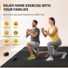 CAMBIVO Large Exercise Mats for Home Workout, 6' x 4' x 7 mm Extra Thick Workout Mats for Home Gym, Gym Mats for Jump Rope, Weights, Cardio, Fitness, Shoe-Friendly