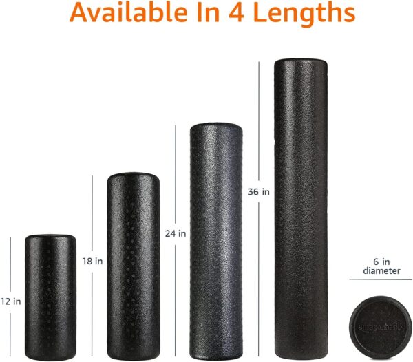 Amazon Basics High Density Foam Roller for Exercise and Recovery