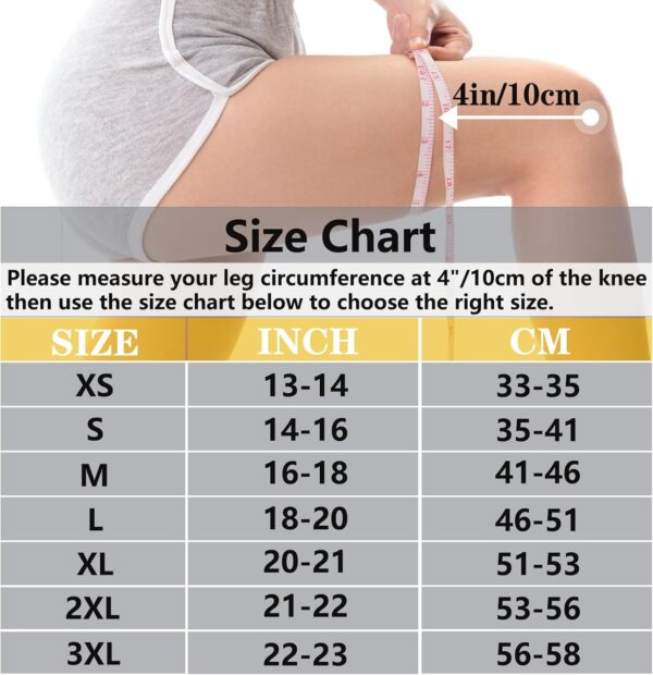 Copper Knee Braces for Knee Pain Women and Men (2 Pack), Knee Compression Sleeve for Arthritis, ACL, Meniscus Tear, Joint Pain Relief, Knee Support for Working , Running, Weightlifting, Fitness(XL)