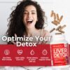 Health Plus, Liver Detox, Natural Herbal Liver Support & Detox Supplement with Milk Thistle, Dandelion and Turmeric Root, 60 capsules