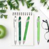 Outus 24 Pieces Mental Health Awareness Message Pens Bulk Inspirational Retractable Ballpoint Green Awareness Pens Mental Health Gifts for Nurse Office Charity Items