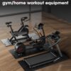 Treadmill Walking Pad Mat for Carpet Floors 72x32'', 1/4“Thick Treadmill Mat for Hardwood Floors,Mat for Under Treadmill/Bike Carpet,Foldable Exercise Equipment Mat,Non-Slip,Noise&Shock Reduction