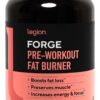 LEGION Forge Fasted Fat Burner - Thermogenic Fat Burner, Target Stomach Fat and Trim Belly Fat with Yohimbe, HMB Supplement, Choline. All Natural, 45 Servings.…, 180 Count (Pack of 1)