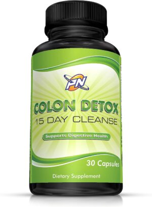Colon Detox Capsules - 15 Day Cleanse for Digestive Health - Non-GMO Formula - 30 Capsules