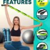 Stretching Strap with Loops - Non Elastic Stretch Band for Physical Therapy, Yoga Strap for Stretching Equipment, Stretch Bands for Exercise and Flexibility - Fascia, Hamstring & Leg Stretcher Belt
