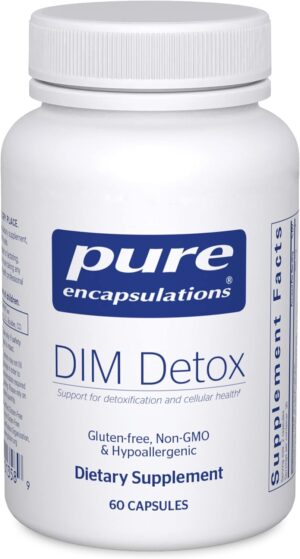 Pure Encapsulations DIM Detox | Supplement Support for Detoxification and Cellular Health* | 60 Capsules