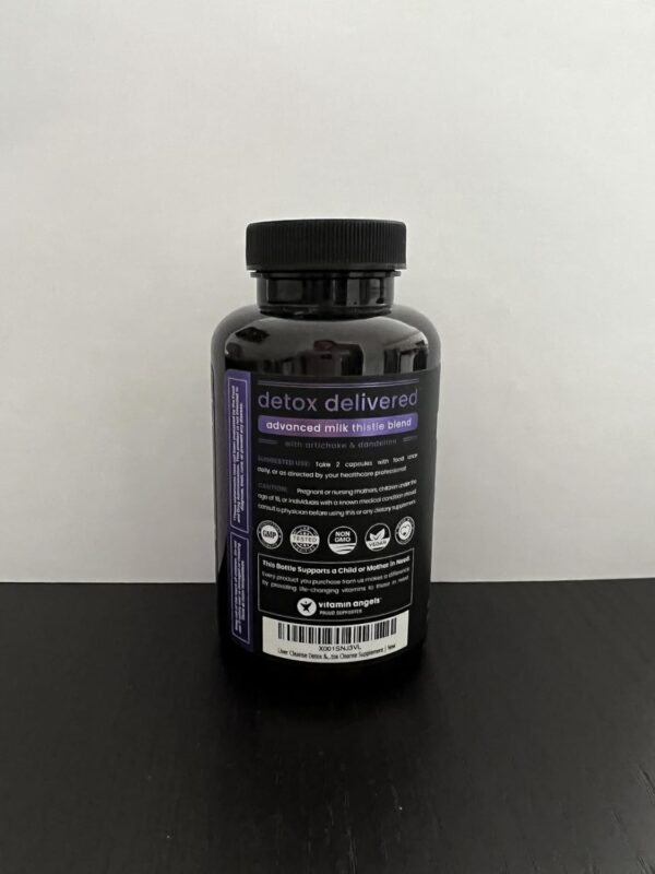 NutraChamps Liver Cleanse Detox & Repair Formula, 20+ Herbs: Milk Thistle Extract with Silymarin, Artichoke, Dandelion, Chicory Root Powder, Liver Support Pills Supplement, 60 Capsules