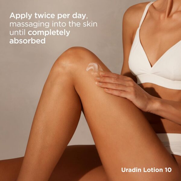 ISDIN Body Lotion Uradin10, 24 Hour Intense Hydration, 10% Urea, Fast Absorbing, Dermatologically Tested, 13.5 Fl Oz