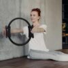 Syhood Pilates Ring 11.81 Inch Pilates Circle Yoga Ring Magic Lightweight Flexible Workout Equipment for Fitness Physical Therapy Resistance Exercise Arms Legs