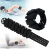 Prodigen Wrist & Ankle Weights for Women, Wearable Silicon Arm & Leg Weights, Size Adjustable Ankle Weights，Wearable Bracelet for Strength Training Walking Running Yoga Pilates Jogging for Men Set of 2