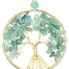 Top Plaza 7 Chakra Stones Healing Crystals Life Tree Wall Hanging Ornament Decoration for Good Luck Reiki Yoga Meditation Protection Mothers Day Mom Gifts