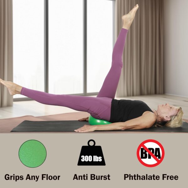 Official Club Kit (25 Balls), Original Soft 9 Inch Pilates Ball, Small Exercise Ball for Barre, Yoga, Stability, Abs Core, Physical Therapy + Mesh Bag, Instructions, Streaming Videos