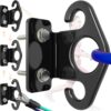 Resistance Band Wall Anchors, Wall Mounted Modular Hooking Platform, Workout Wall Mount Anchor, Training Anchor Mounted Hook Exercise Station for Home Gym Workouts,Yoga,Fitness,Strength Training,Black
