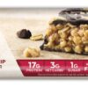 Atkins Chocolate Chip Granola Protein Meal Bar, High Fiber, 17g Protein, 1g Sugar, 3g Net Carbs, Meal Replacement, Keto Friendly, 8 Count