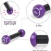 Zumba 2.5 lb Dumbbells Set of 2 - Hand Weights for Women, Dumbbells for Women at Home, Workout Weights Dumbbells Set, Purple Exercise Weights - Small Weights for Women, At Home Fitness